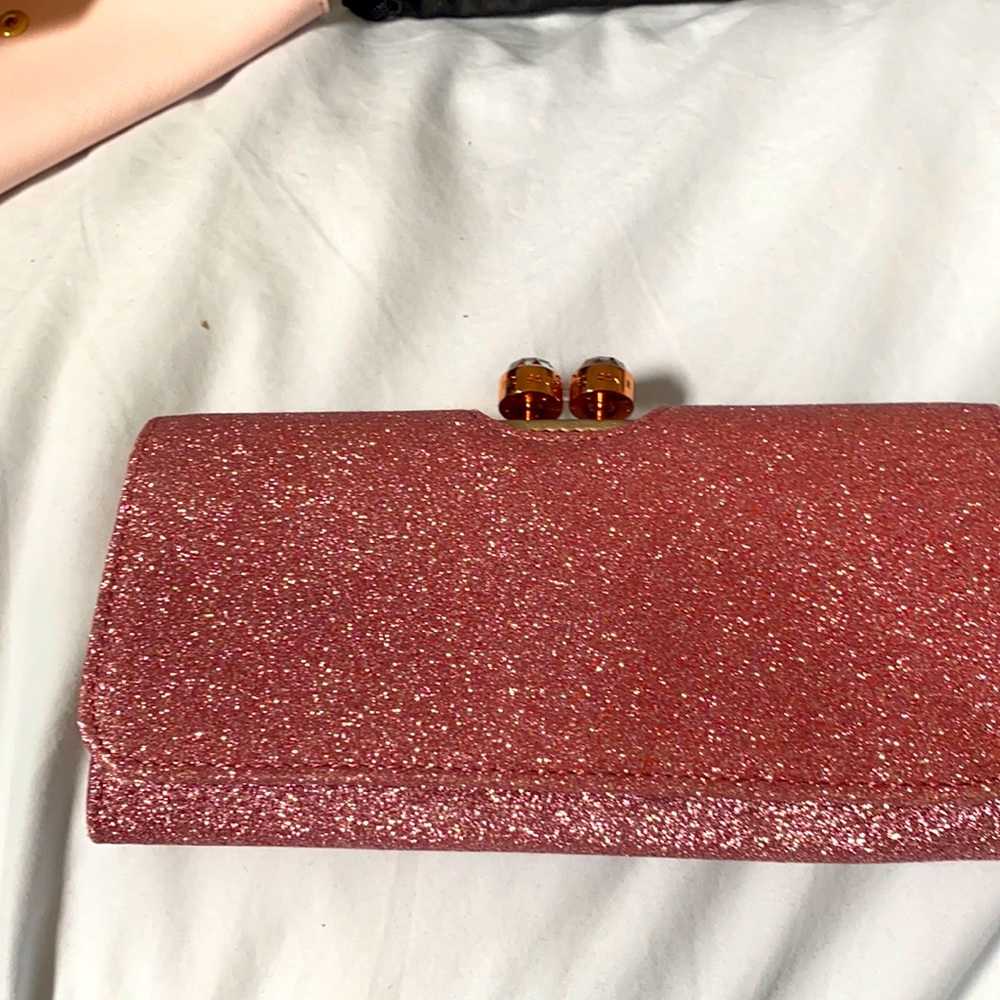 Ted Baker-Pink Clutch Wallet NEW WITH TAGS